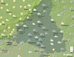 Aviso por tormentas fuertes y descenso brusco de temperaturas: así será el miércoles en Madrid
