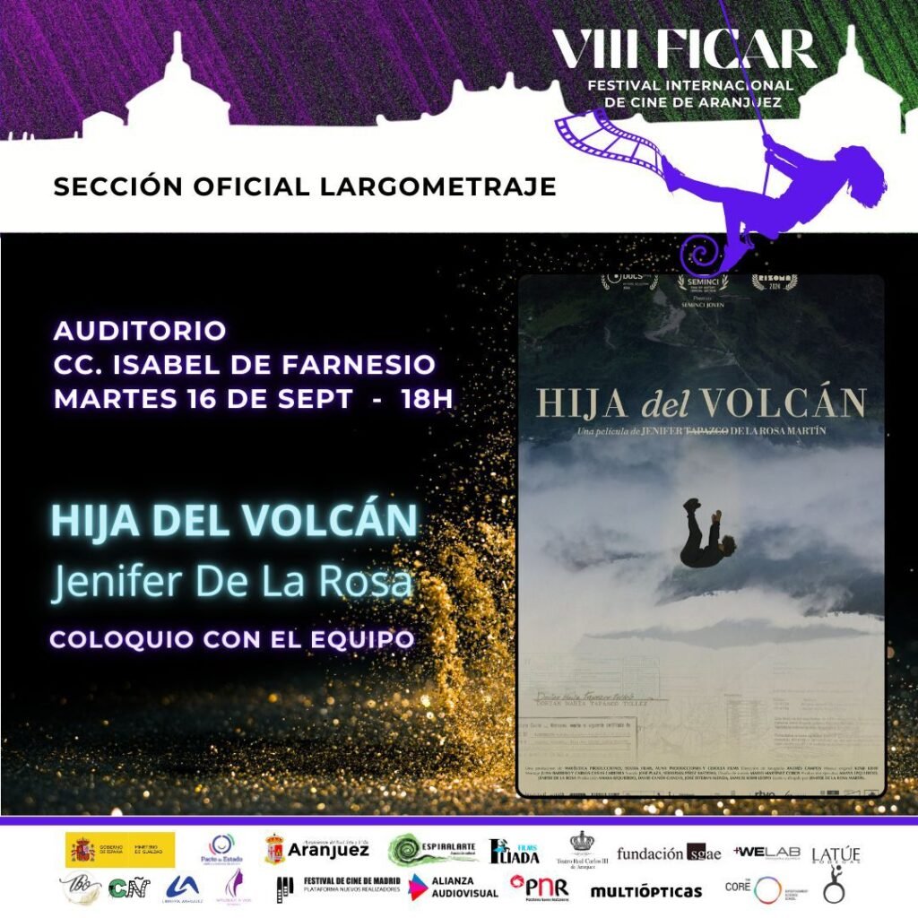 PROYECCIÓN DE LA PELÍCULA «HIJA DEL VOLCÁN» Y COLOQUIO CON JENIFER DE LA ROSA