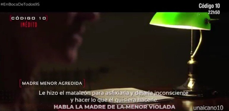 ENTREVISTA A MADRE DE LA NIÑA DE 14 AÑOS VIOLADA EN HORTALEZA