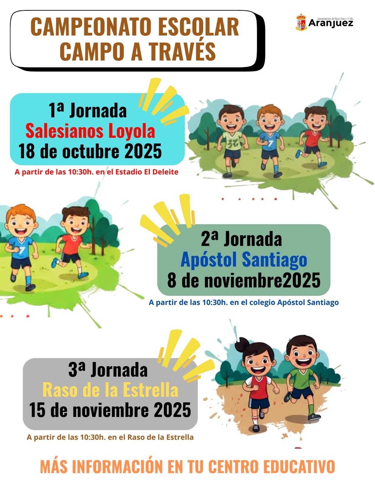 ARRANCA EL CAMPEONATO ESCOLAR LOCAL DE CAMPO A TRAVÉS 2025/26