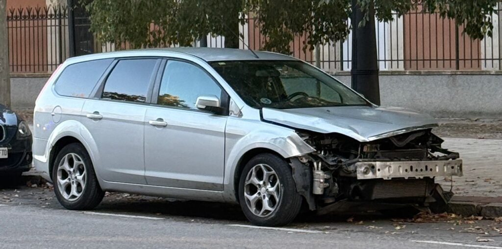 ACCIDENTE CON PATRULLA POLICIAL EN PLENO CENTRO DE ARANJUEZ