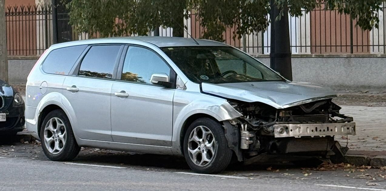 ACCIDENTE CON PATRULLA POLICIAL EN PLENO CENTRO DE ARANJUEZ
