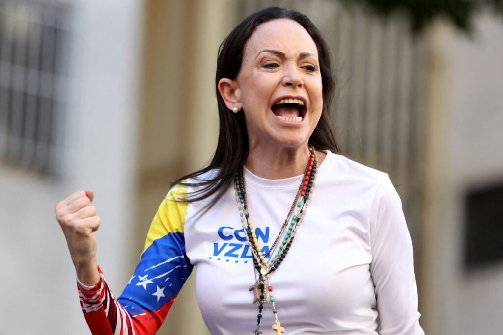 MANIFESTACIÓN EN MADRID POR EL PREMIO NOBEL DE LA PAZ DE MARÍA CORINA MACHADO