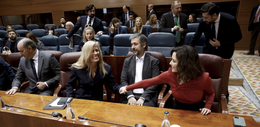 Ayuso aprueba los presupuestos de 2026 con el rodillo de la mayoría absoluta