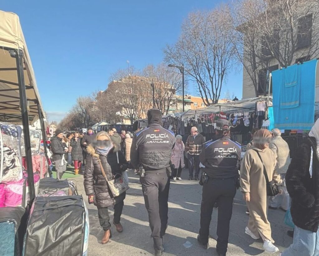 BALANCE DE ACTUACIONES DE LA POLICÍA LOCAL DE ARANJUEZ DURANTE LA PRIMERA SEMANA DEL PERIODO NAVIDEÑO