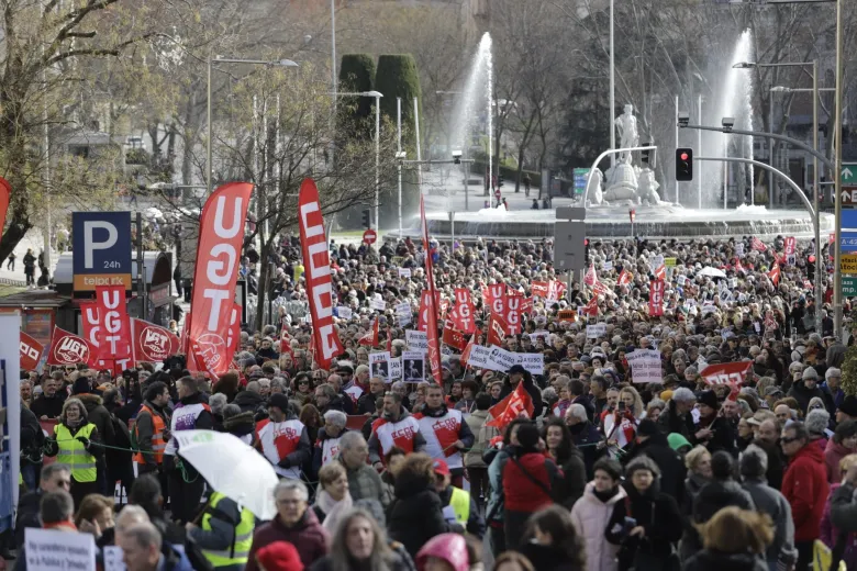 MANIFESTACIÓN CONTRA EL «DETERIORO INTENCIONADO» DE LA SANIDAD PÚBLICA