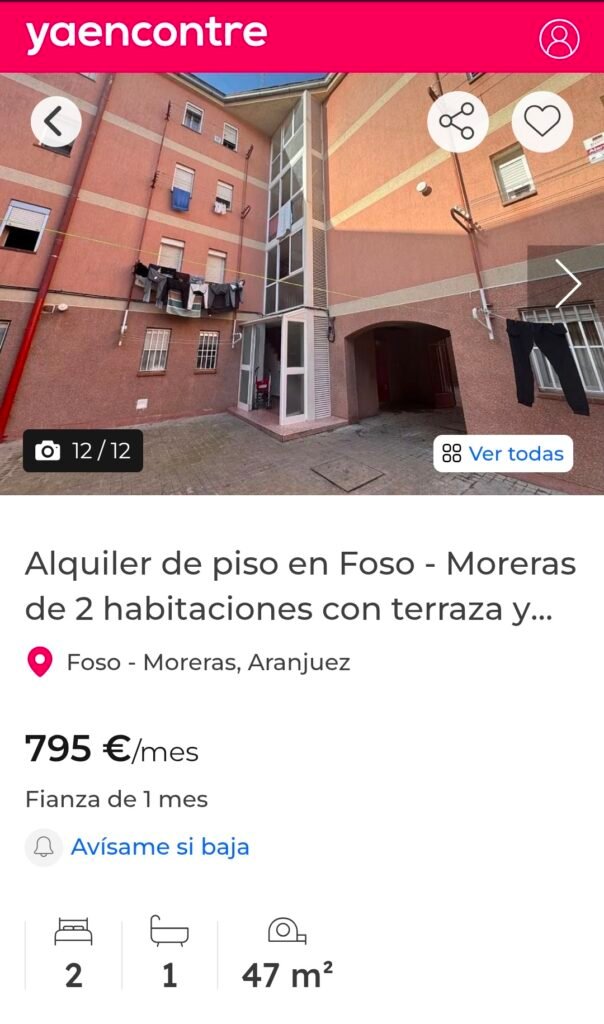 ALQUILER DISPARADO EN ARANJUEZ: PRECIOS PROHIBITIVOS EN LOS BARRIOS MÁS HUMILDES Y TRABAS PARA JÓVENES